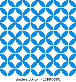 Scandinavian design.Seamless pattern. Tile and textile design.Pattern circle flower background.
