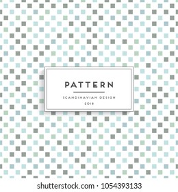 Scandinavian floral seamless pattern