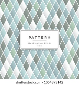 Scandinavian floral seamless pattern