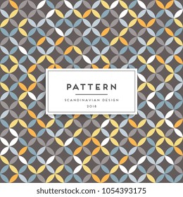 Scandinavian floral seamless pattern