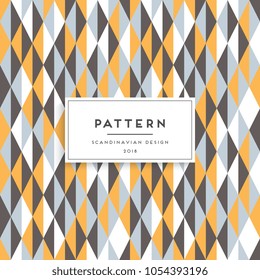 Scandinavian floral seamless pattern