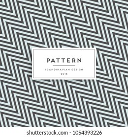 Scandinavian floral seamless pattern