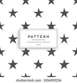 Scandinavian floral seamless pattern