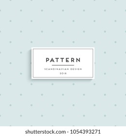 Scandinavian floral seamless pattern