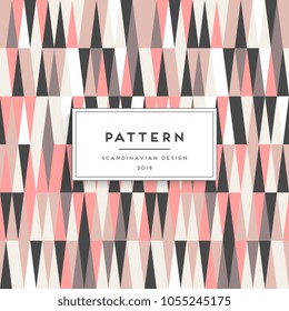 Scandinavian floral seamless pattern