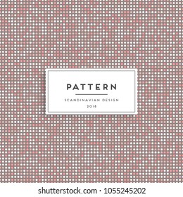 Scandinavian floral seamless pattern