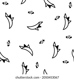 Scandinavian flower seamless pattern. Ornament wildflower elements. Scandinavian wilde botanical pattern. Magical nature.