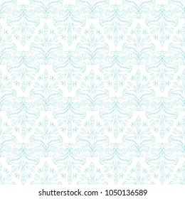 Scandinavian folk vintage style flowers and floristic elements, seamless pattern