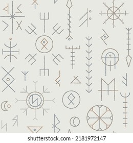 Scandinavian geometric vector seamless texture