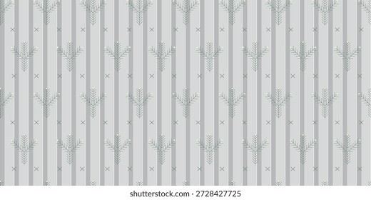 Skandinavische Hygge Wald Muster gemütlich norwegische Fichte Kreuze Textil Hintergrund