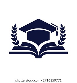 Skandinavisch inspiriertes akademisches Logo mit weichen minimalen Kurven