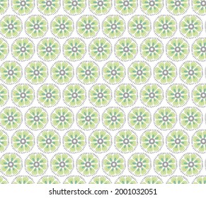 Scandinavian modern floral pattern Seamless vintage spring background, pattern with a variety of multicolored lines.Beautiful fabric style seamless pattern