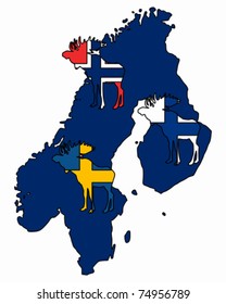 Scandinavian moose