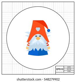 Scandinavian nisse vector icon