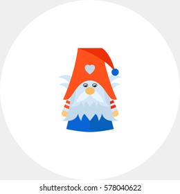 Scandinavian nisse vector icon