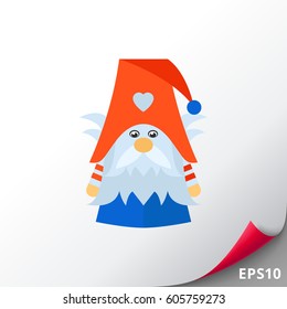Scandinavian nisse vector icon