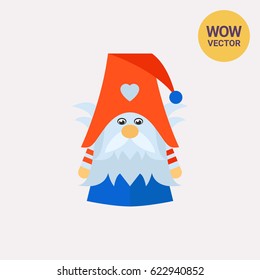 Scandinavian nisse vector icon