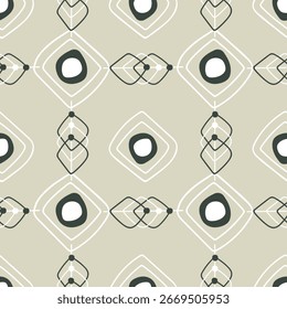 Scandinavian ornament, zen doodle pattern, textile background. Pastel colors.