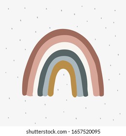 Scandinavian reinbow for girl's room wall decoration