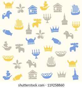 Scandinavian seamless pattern