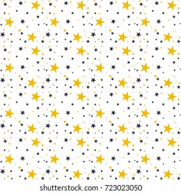 Scandinavian Seamless pattern with stars background,vector 