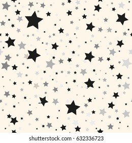 Scandinavian Seamless Pattern Stars Stock Vector Stock Vector (Royalty ...