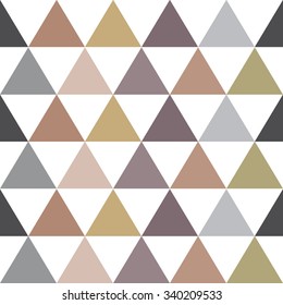 Scandinavian seamless triangles background. Stock vector.