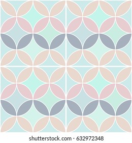 Scandinavian seamless wallpaper pattern. Geometric decorative pattern. 