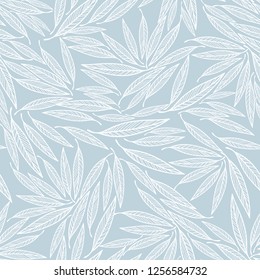 Scandinavian seamless wallpaper pattern. Simple minimalistic pattern with nature element. Seamless pattern with botanical element.
