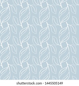 Scandinavian seamless wallpaper pattern. Simple minimalistic pattern with nature element. Seamless pattern with botanical element.