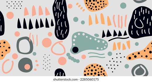 abstracción escandinava sin forma. La decoración es de diseño.
