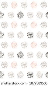 Scandinavian style abstract seamless pattern