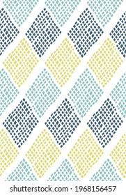 Patrón abstracto sin fisuras de estilo escandinavo