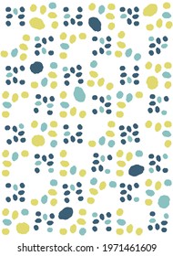 Scandinavian style abstract seamless pattern
