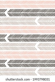 Scandinavian style abstract seamless pattern