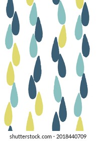 Scandinavian style abstract seamless pattern