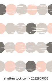 Scandinavian style abstract seamless pattern