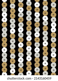 Scandinavian style abstract seamless pattern