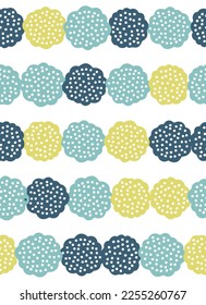 Scandinavian style abstract seamless pattern