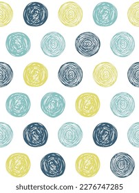 Scandinavian style abstract seamless pattern