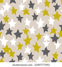 Scandinavian style abstract seamless pattern