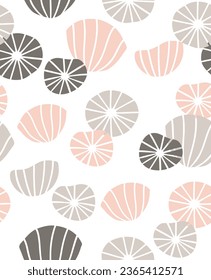 Scandinavian style abstract seamless pattern