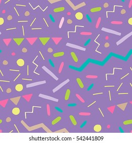 Scandinavian style abstract seamless vector pattern. Happy holidays