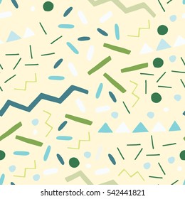 Scandinavian style abstract seamless vector pattern. Happy holidays