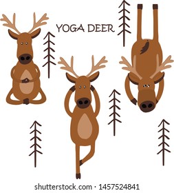 in the Scandinavian style deer