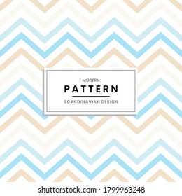 Scandinavian style geometric seamless pattern