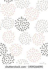 Scandinavian style  geometric seamless pattern