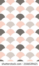 Scandinavian style geometric seamless pattern