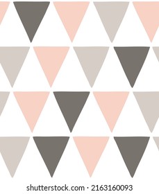 Scandinavian style geometric seamless pattern