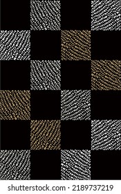 Scandinavian style geometric seamless pattern